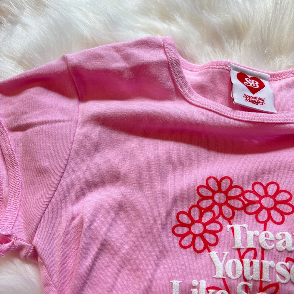 SB Something Bigger Trest Yourself Baby Tee - Picture 7 of 7